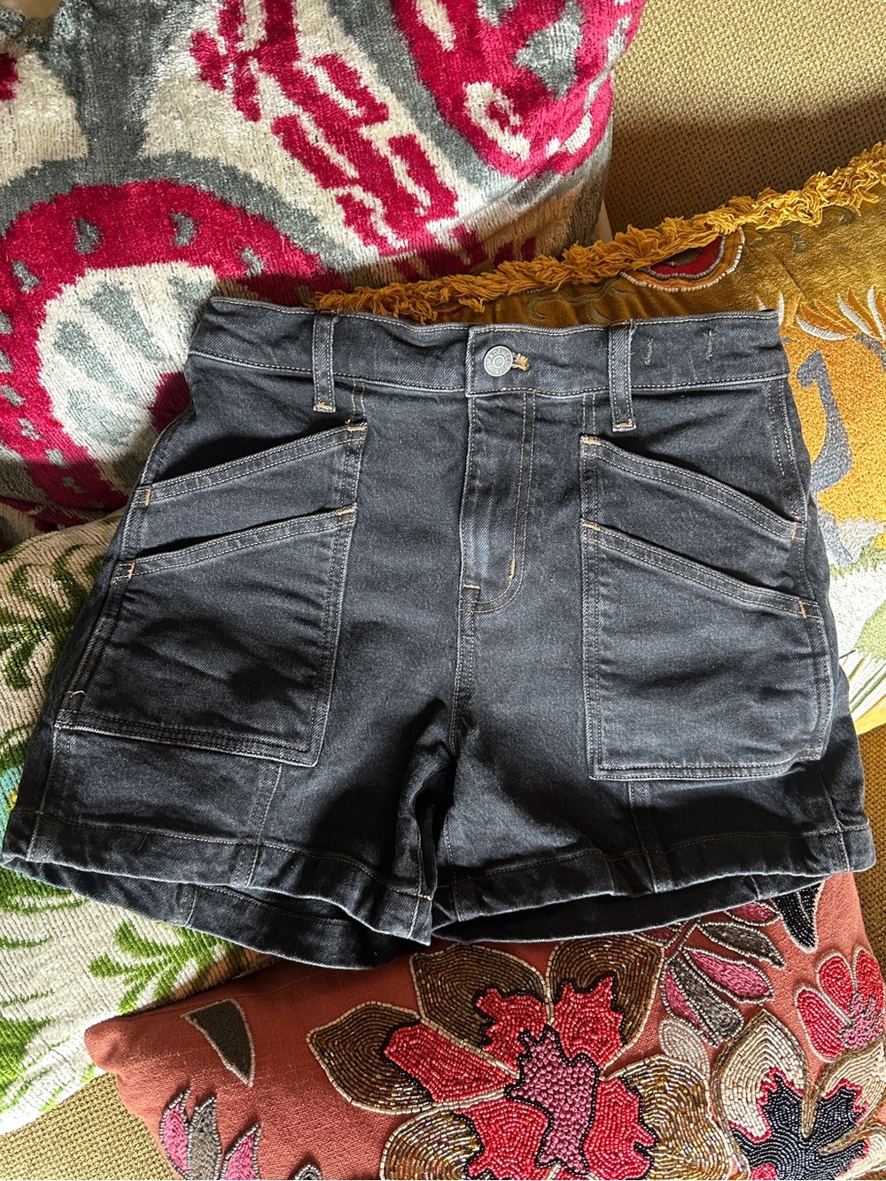 Madewell Women's Black Denim Shorts sz 25